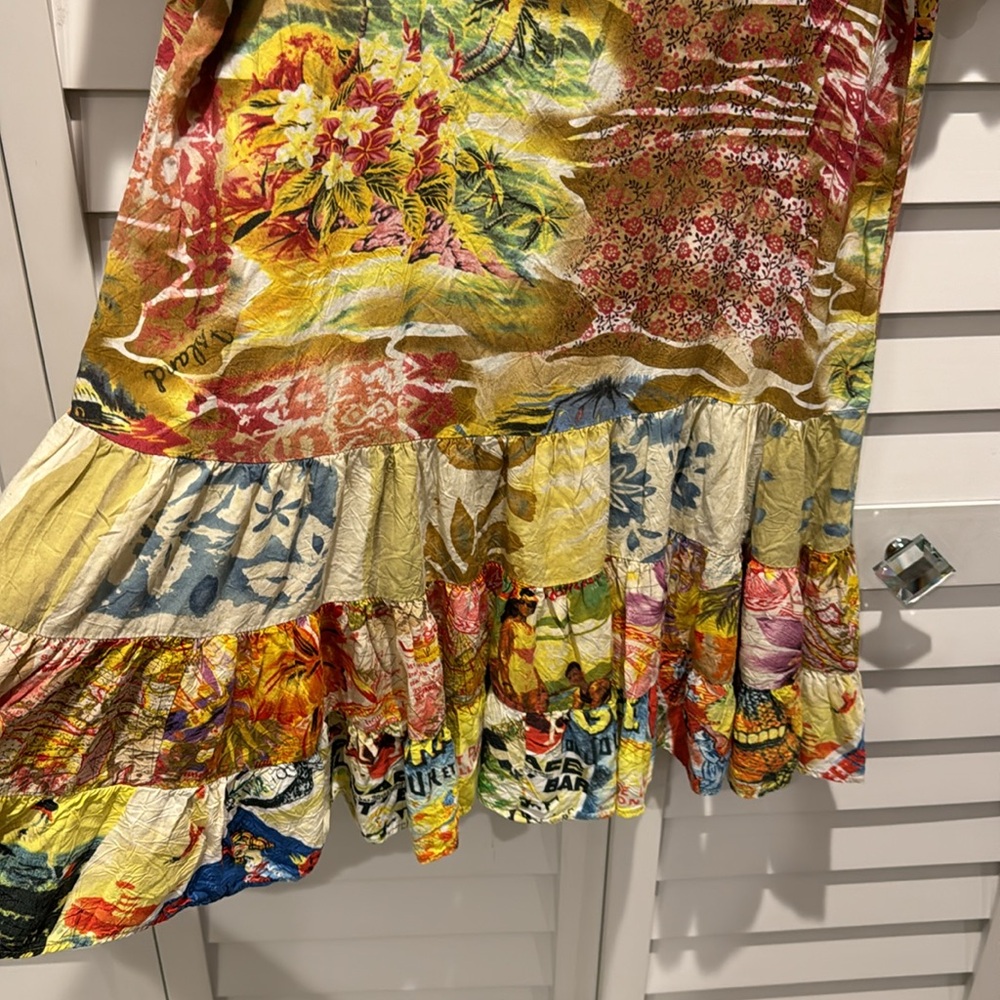 Jams Works Pre Loved Slip on Island Hop Mini Dress. - Picture 5 of 9